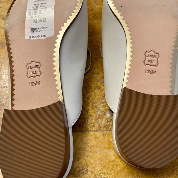NEW Tory Burch "Amelia" Backless Loafer Ivory - Picture 9 of 12
